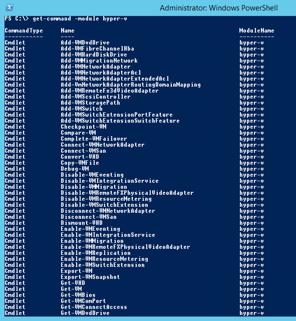 Managing Hyper V With Powershell Get